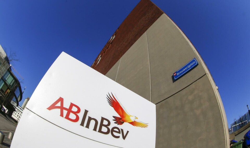 Anheuser-Busch InBevs hovedkvarter fotografert i Leuven i Belgia. Illustrasjonsfoto: Reuters, NTB scanpix