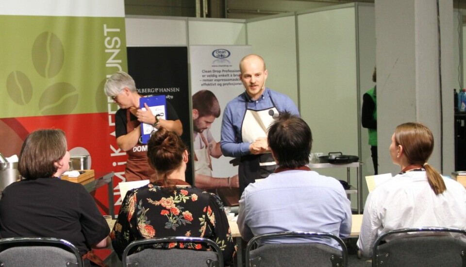 Her er Christian Nesset i full sving under årets konkurranser. Foto KARINE HILDONEN HENRIKSEN