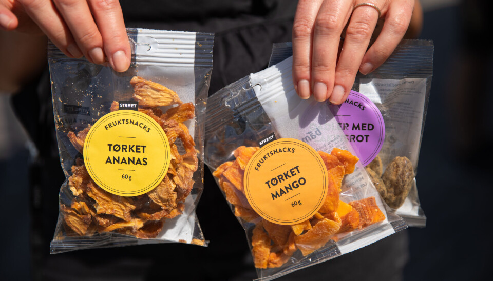 BAMA Storkjøkken har allerede lansert flere varianter av sunne snacks som tørket frukt og smaksatte dadler, en trend som har blitt svært populær.