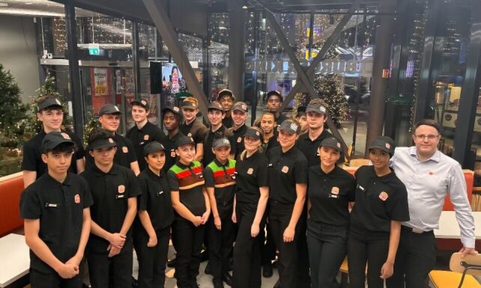 Burger King åpnet ny restaurant i Drammen