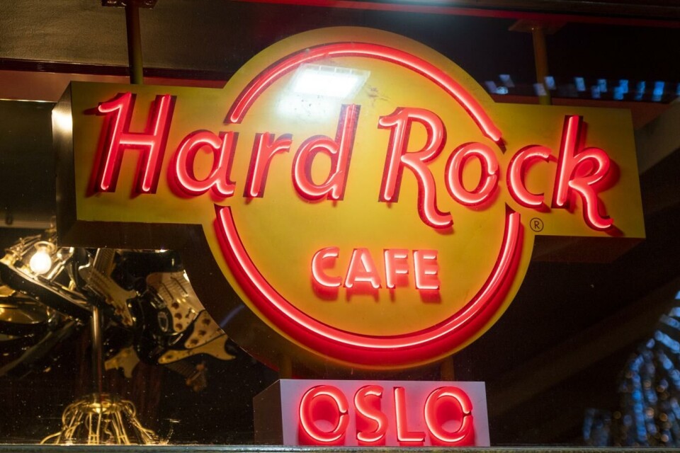 Hard Rock Café har ligget på hjørnet av Karl Johans gate og Universitetsgata siden 2005. Foto: Terje Pedersen / NTB